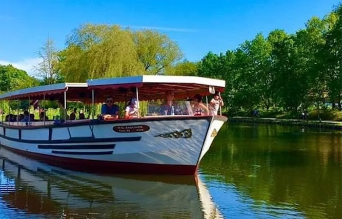 Odense River Cruise return ticket aboard a tour boat - Image 2